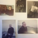 Photographs of Samuel M. Steward, including images of a young Steward and one photograph with Tom of Finland